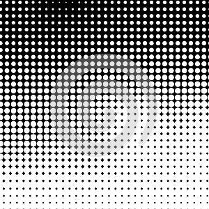Halftone Dot Transition Background