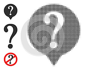 Halftone Dot Vector Query Icon