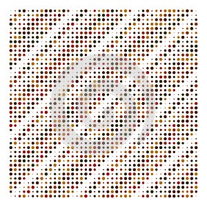 Halftone dots, dotted pattern. Pointillist, pointillism vector illustration. Speckles textire