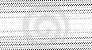 Halftone dots. Monochrome vector texture background. Flat vector illustration isolated on white