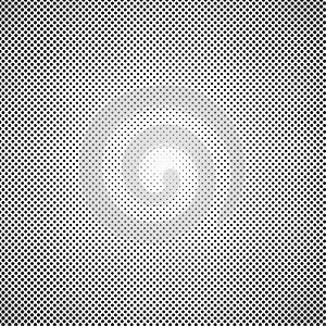 Halftone dots. Monochrome vector texture background for prepress, DTP, comics, poster. Pop art style template photo