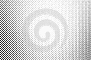 Halftone dots. Monochrome vector texture background for prepress, DTP, comics, poster. Pop art style template photo