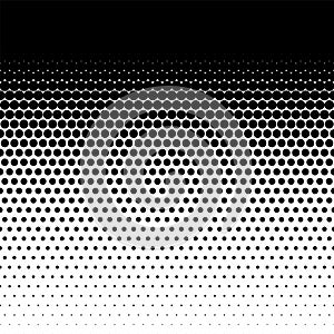 Halftone dots pattern, comic points fade background