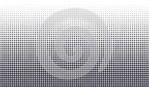 Halftone dots pattern. Fadedduotone seamless effect. Vector pop art retro background