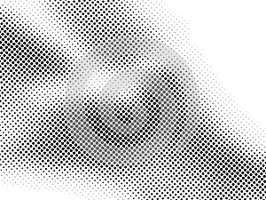 Halftone Dots Pattern . Halftone Dotted Grunge Texture .