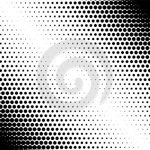 Halftone dots pattern matrix dpi futuristic circles black wallpaper