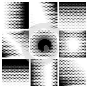 Halftone dots pattern