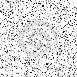 Halftone dotted background randomly distributed. Halftone effect vector pattern. Circle dots isolated on the white background.