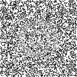 Halftone dotted background randomly distributed. Halftone effect