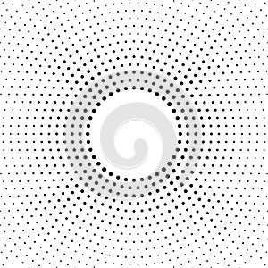 Halftone dotted background. Halftone effect vector pattern. Circle dots isolated on the white background.