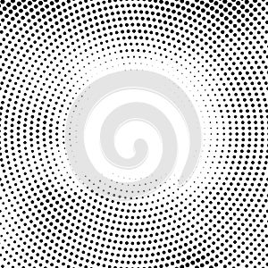 Halftone dotted background randomly distributed. Halftone effect