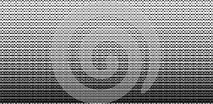 Halftone dotted gradient abstract background. Vector black and white overlay grunge texture