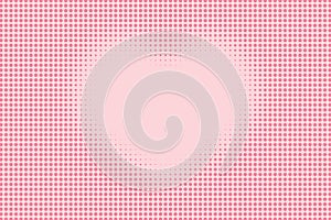 Halftone dotted heart shape pattern as a background