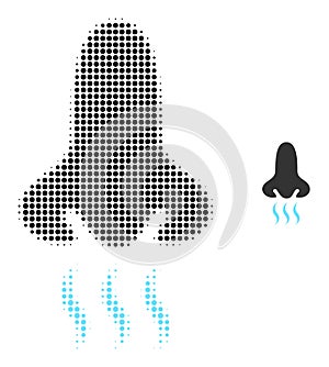 Halftone Dotted Snuff Icon