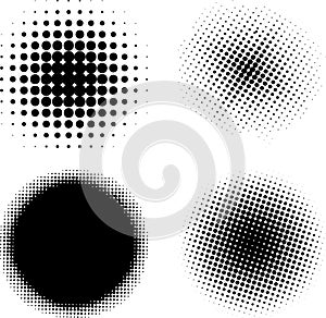 Halftone elements VECTOR