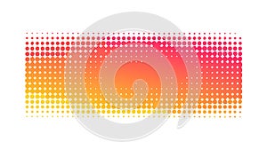 Halftone Gradient Abstract Background Design Element, vector design Generative AI