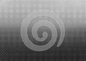 Halftone gradient vertical from white to black