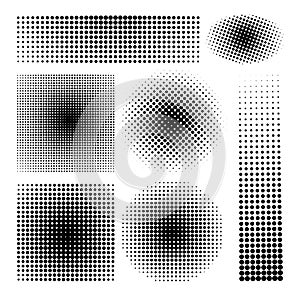 Halftone gradients set