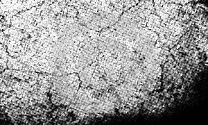 Halftone Grunge Texture.Distressed halftone grunge black and white scratches blurry shaded rough texture background.