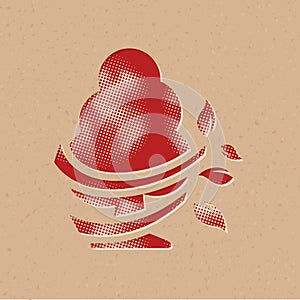 Halftone Icon - Tree