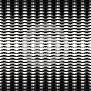 Halftone mesh seamless pattern. Vector black and white texture with tissue, grid