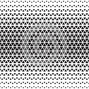 Halftone monochrome geometric pattern