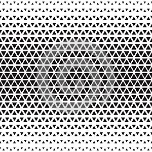 Halftone monochrome geometric pattern