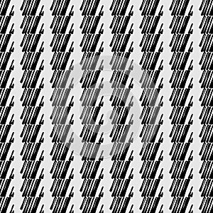 Halftone monochrome geometric pattern, decorative repeating illustration, vector background