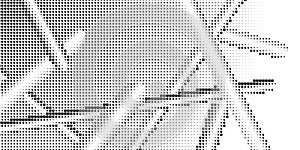 Halftone monochrome pattern with squares. Shades of grey. Minimalism, vector. Black and grey dots on white background