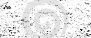 Halftone noise texture. Grunge dirty speckles, spots, dots background. Black white grit sand grain wallpaper. Retro