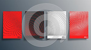 Halftone pattern design for flyer, poster, brochure cover, background, wallpaper, typography, or other printing products