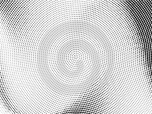 Halftone pattern Digital gradient with dots. Futuristic panel. Vector illustration