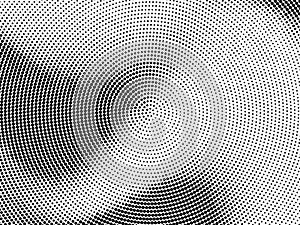 Halftone pattern Digital gradient with dots. Futuristic panel. Vector illustration