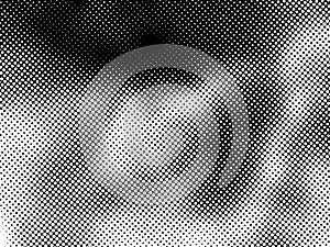 Halftone Pattern. Set of Dots. Dotted Texture. Overlay Grunge Template. Distress Linear Design. Fade Monochrome Points.