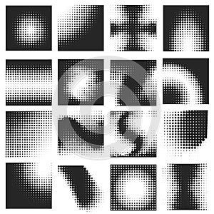 Halftone Pattern Set
