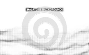 Halftone pattern vector. Gradient dot pattern. Grunge halftone background ,old retro comic book design element. Vector