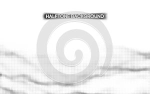 Halftone pattern vector. Gradient dot pattern. Grunge halftone background ,old retro comic book design element. Vector