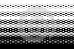 Halftone seamless pattern. Dot background. Gradient faded dots. Half tone texture. Gradation patern. Black circle isolated on whit