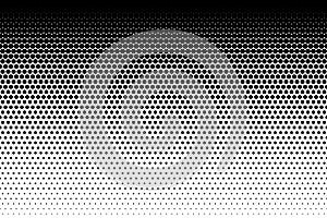 Halftone seamless pattern. Dot background. Gradient faded dots. Half tone texture. Gradation patern. Black color circle isolated o photo
