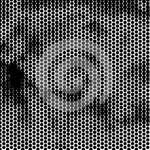 Halftone vector illustration background. EPS 10