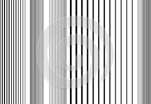 Halftone vertical straight, parallel and random lines, stripes pattern and background. Lines vector illustrations. Streaks, strips photo