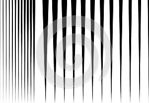 Halftone vertical straight, parallel and random lines, stripes pattern and background. Lines vector illustrations. Streaks, strips photo