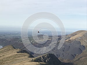 Halfway up mount Snowdon