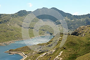 Halfway up mount snowdon