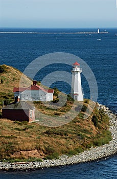 Lighthouses on outskirts of Halifax Harbour