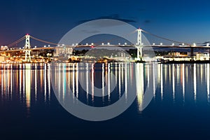 Halifax, Nova Scotia Bridge at Night