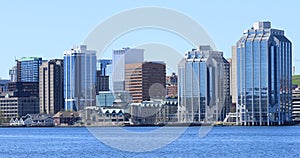 Halifax, Nova Scotia city center on a beautiful day photo