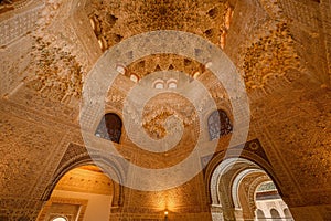 Hall of the Abencerrajes in Nasrid Palace, Alhambra, Granada