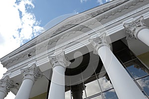 Hall of chamber and organ music `Rodina`. Chelyabinsk city. Russia