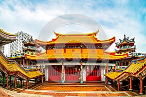 Hall of Great Strength at The Kong Meng San Phor Kark See Monastery, a Buddhist temple and monastery in Bishan, Singapore.